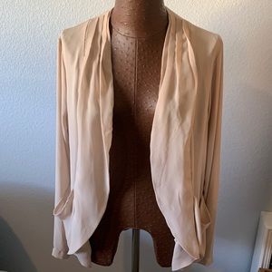 Eyeshadow light weight polyester blazer